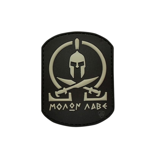 Picture of TRU-SPEC Black Molon Labe Morale Patch (6 PACK) 6715000