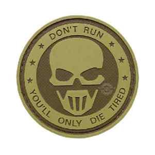 Picture of TRU-SPEC Don't Run - Ghost Morale Patch (6 PACK) 6784000