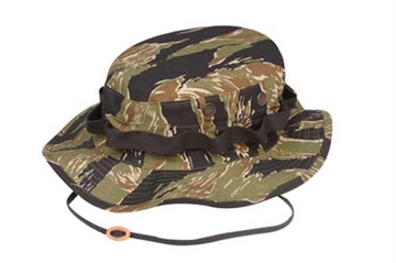 Picture of Tru-Spec Military Boonie Hat - 100% Cotton Rip-Stop Original Vietnam Tiger Stripe Medium 3215004