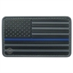 Picture of TRU-SPEC U.S. Flag Black w/ Blue Stripe Morale Patch (6 PACK) 6782000