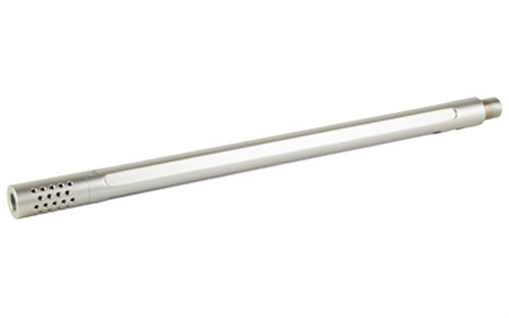 Picture of True Precision Rimfire Barrel, 22LR, Fluted, Bull Profile, Threaded, Multi-Port Compensator, Fits 10/22, Satin Finish, Stainless Steel TP-1022BBL-SS
