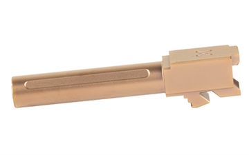 Picture of True Precision Barrel, 9MM, Fits Glock 19, Copper TiCN Finish TP-G19B-XC