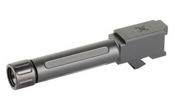 Picture of True Precision Threaded Barrel, 9MM, Fits Glock 26, Black DLC Finish, Includes Thread Protector TP-G26B-XTBC