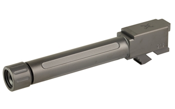 Picture of True Precision Pistol Barrel, 9MM, Threaded 1/2X28, Fits Ruger RXM, DLC Finish, Black TP-RXMB-XTBC