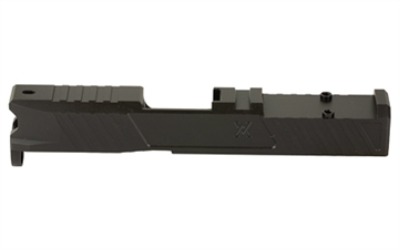 Picture of True Precision Duty Slide, Stripped, Fits Glock 43/43X, RMRcc Optic Cut, Nitride Finish, Black TP-G43DS-BL-RMRCC
