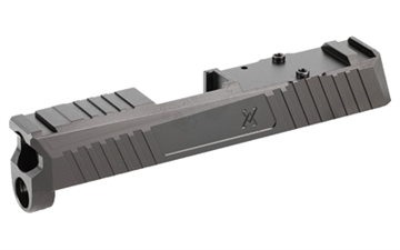 Picture of True Precision Duty Slide, Stripped, For Sig P365, RMRcc Optic Cut, Nitride Finish, Black TP-P365DS-BL-RMRCC