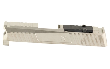 Picture of True Precision Duty Slide, Stripped, For Sig P365, RMS Optic Cut, Satin Stainless Finish, Silver TP-P365DS-SS-RMS