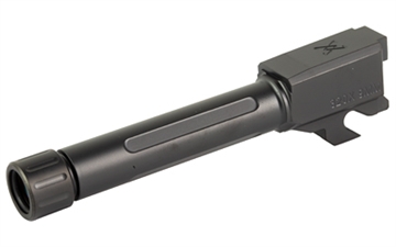 Picture of True Precision Barrel, 9MM, Threaded 1/2x28, Fits Sig P320 X-Compact, DLC Finish, Black TP-P32XCB-XTBC