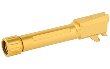 Picture of True Precision Barrel, 9MM, Gold, Thread Protector, Threaded, Sig P365 TP-P365B-XTG TPP365BXTG