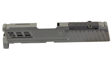 Picture of True Precision Axiom Slide, Fits Springfield Armory Hellcat, Black DLC Finish, RMS Optic Cut & Cover Plate TP-SHCS-BC-RMS TPSHCSBCRMS