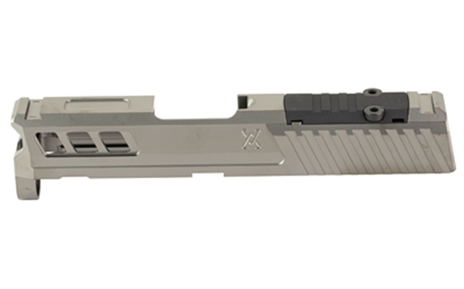 Picture of True Precision Axiom Slide, Fits Springfield Armory Hellcat, Stealth Grey PVD Finish, RMS Optic Cut & Cover Plate TP-SHCS-A-RMS