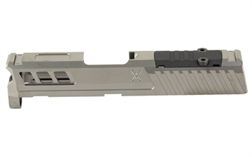 Picture of True Precision Axiom Slide, Fits Springfield Armory Hellcat, Stealth Grey PVD Finish, RMS Optic Cut & Cover Plate TP-SHCS-A-RMS