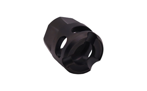 Picture of True Precision Inc Micro Compensator Y-Type Black Nitride 416R Stainless Steel 1/2"x28 Threads 9mm/380 ACP TPYMICROBL
