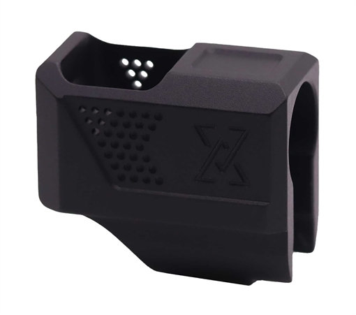 Picture of True Precision Inc True-Lock Ultimate Compensator Black Type 3 Hard Anodize 7075 T6 Aluminum Compatible w/ Glock 43/43X/48 TPG43CMPBL