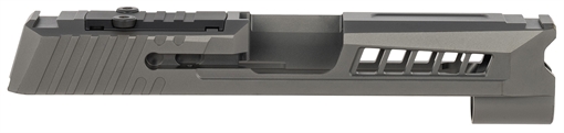 Picture of True Precision Inc Axiom Optic Cut Slide Fits Sig P365 XL Black DLC Anodized 416R Stainless Steel TPP365XLSBCRMS