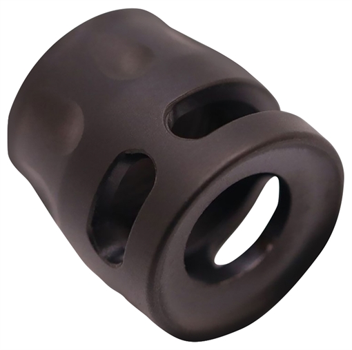 Picture of True Precision Inc Micro Compensator S-Type Black DLC 416R Stainless Steel 1/2"x28 Threads 9mm/380 ACP TPSMICROBC