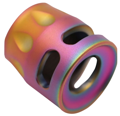 Picture of True Precision Inc Micro Compensator S-Type Spectrum 416R Stainless Steel 1/2"x28 Threads 9mm/380 ACP TPSMICROS