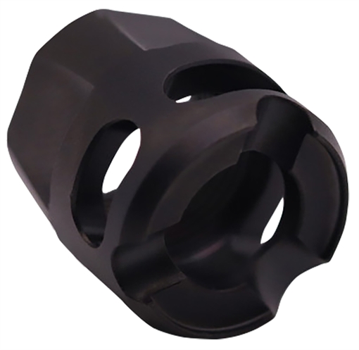 Picture of True Precision Inc Micro Compensator Y-Type Black DLC 416R Stainless Steel 1/2"x28 Threads 9mm/380 ACP TPYMICROBC