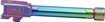 Picture of True Precision Barrel, 9MM, Spectrum (Rainbow PVD), Thread Protector, Threaded, Glock 48 TP-G48B-XTC TPG48BXTS