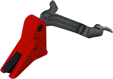 Picture of True Precision Axiom Trigger & Trigger Bar, Black with Red Safety, Fits Glock 43/43X/48 TP-G43T-RBL