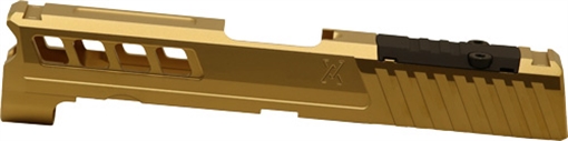 Picture of TRUE PRECISION SF HELLCAT PRO SLIDE WRMS CUT & PLATE GOLDTIN TPSHCPSGRMS