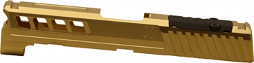 Picture of TRUE PRECISION SF HELLCAT PRO SLIDE WRMS CUT & PLATE GOLDTIN TPSHCPSGRMS