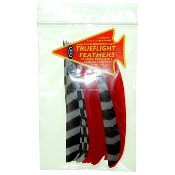 Picture of Trueflight Feather Combo Pack Barred/Red 5 in. LW Shield Cut 21932