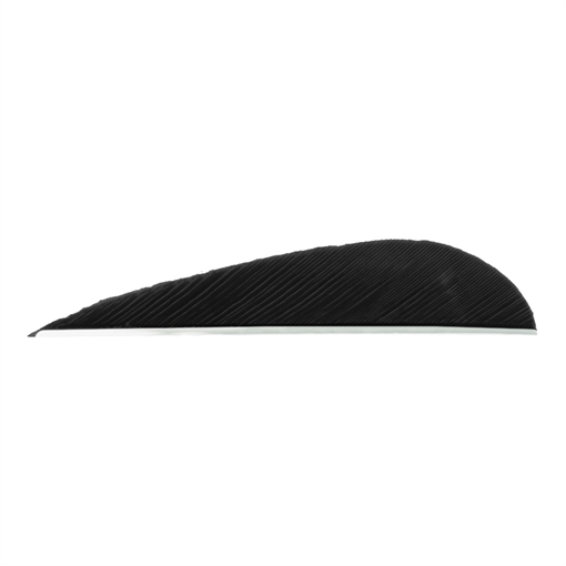Picture of Trueflight Trueflight Parabolic Feathers Black 3 in. LW 100 pk. 0 1208