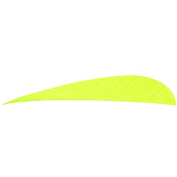 Picture of Trueflight Trueflight Parabolic Feathers Chartreuse 4 in. LW 100 pk. 01513