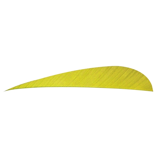 Picture of Trueflight Trueflight Parabolic Feathers Yellow 5 in. LW 100 pk. 1804