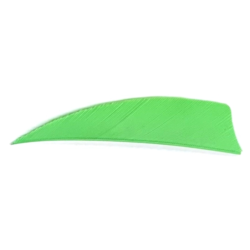 Picture of Trueflight Trueflight Shield Cut Feathers Chartreuse 3 in. RW 100 pk. 11313