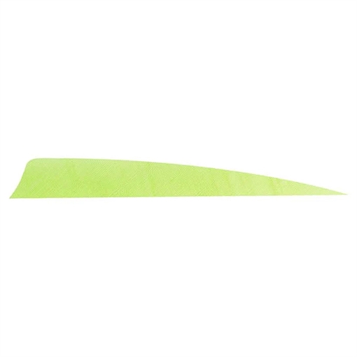 Picture of Trueflight Trueflight Shield Cut Feathers Chartreuse 4 in. RW 100 pk. 11613