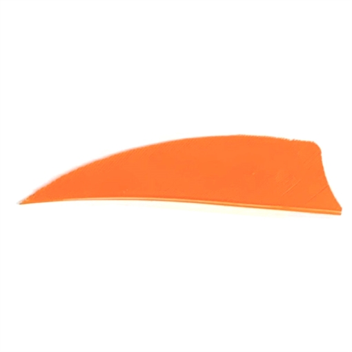 Picture of Trueflight Trueflight Shield Cut Feathers Orange 3 in. RW 100 pk. 11305