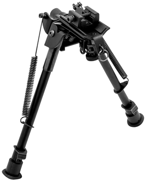 Picture of TRUGLO TAC POD Adjustable Bipod, Fixed, Adaptor, Fits Sling Swivel Stud or Picatinny Rail, 9"-13", Black TG-TG8901L