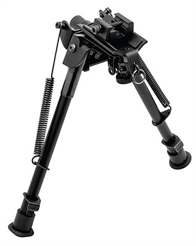 Picture of TRUGLO TAC POD Adjustable Bipod, Pivot, Adaptor, Fits Sling Swivel Stud or Picatinny Rail, 9"-13", Black TG-TG8902L