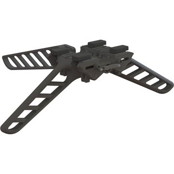 Picture of TruGlo TruGlo Bow Jack Wheels Up Folding Bow Tripod Black TG-TG396WU