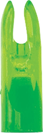Picture of TRUGLO BOWFISHING 5/16" ARROW NOCKS 6-PACK HIGH VIS GREEN TG144A1