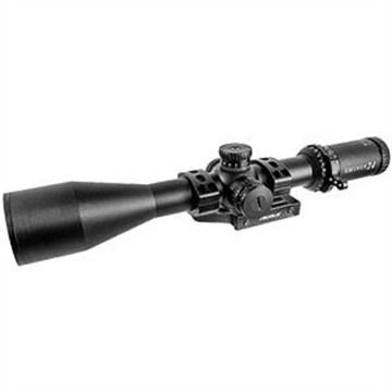 Picture of TRUGLO EMINUS Rifle Scope, 6-24X50, Muti-Coated Lenses, Illuminated TacPlex Reticle, Side Focus Dial, Matte Black, 30mm, 1 Piece Base, 3" Sunshade, and CR2032 Battery Included TG-TG8562TLR