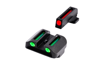 Picture of Truglo TFO Tritium/Fiber-Optic Day/Night Sights Fit Kimber 1911 models with FIXED REAR SIGHT- Front Red/Rear Green TG131K