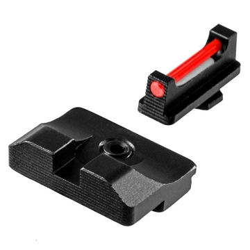 Picture of Truglo Fiber Optic Pro Sight Set Red Front Black Back for Glock MOS 17 19 34-35 45 TG132G4