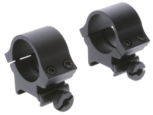 Picture of TruGlo TG Lightweight Scope Rings Matte Black 1" High TG TG8961B2