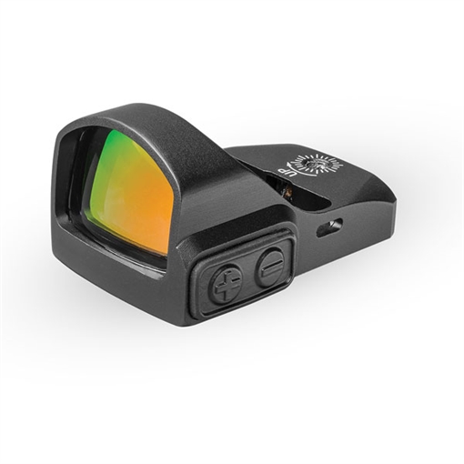 Picture of TruGlo TG-TG8200B Tru-Tec Micro Black Hardcoat Anodized 1x 23x17mm 3 MOA Illuminated Red Dot Reticle Features RMR Compatible TGTG8200B