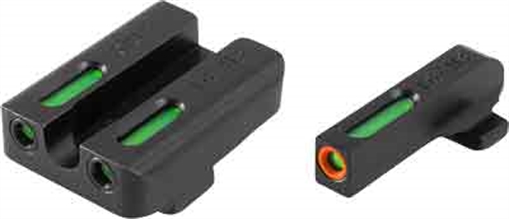 Picture of Truglo TFX Pro Tritium/Fiber-Optic Day/Night Sights Fit Springfield XD|Springfield XDM (excluding 5-1/4" Comp Series)|Springfield XDS - Orange Outline TG13XD1PC