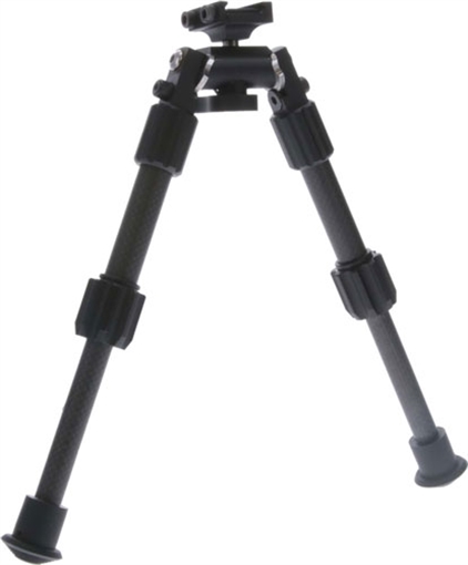 Picture of TRUGLO Tac-Pod Carbon Pro Bi-Pod, Carbon Fiber and Aluminum Construction W/ Rubber Feet ,Pivoting Base and Rotating Design Allows For Ease Shooting Angle Adjustment, 9-13 Inch Leg Length, Sling Stud Adapter TG-TG8906L TGTG8906L