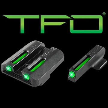 Picture of Truglo TFO Tritium/Fiber-Optic Day/Night Sights Kahr Set (Green/Green) TG131AT1