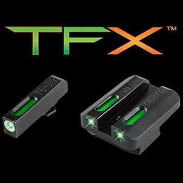 Picture of TRUGLO Brite-Site TFX, Sight, Fits Walther P99 and PPQ, Tritium/Fiber-Optic, Day/Night Sight, 24/7 Brightness TG-TG13WA1A