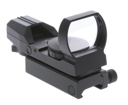 Picture of TruGlo TG-8360B Open Dot Sight Black Anodized 1x 34mm 5 MOA Dual Illuminated (Green/Red) Multi Reticle TG8360B
