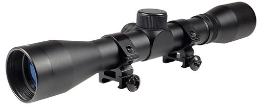Picture of TruGlo TG-85043XB Buckline Black Anodized 4x32mm 1" Tube Duplex Reticle TG85043XB