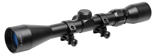 Picture of TRUGLO BUCKLINE, Rifle Scope, 3-9X40m, 1" Maintube, Duplex BDC Dot Reticle, Black, Includes Weaver Rings TG-TG85394XB
