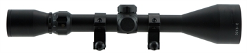Picture of TRUGLO BUCKLINE, Rifle Scope, 3-9X50mm, 1" Maintube, Duplex BDC Dot Reticle, Black, Includes Weaver Rings TG-TG85395XB
